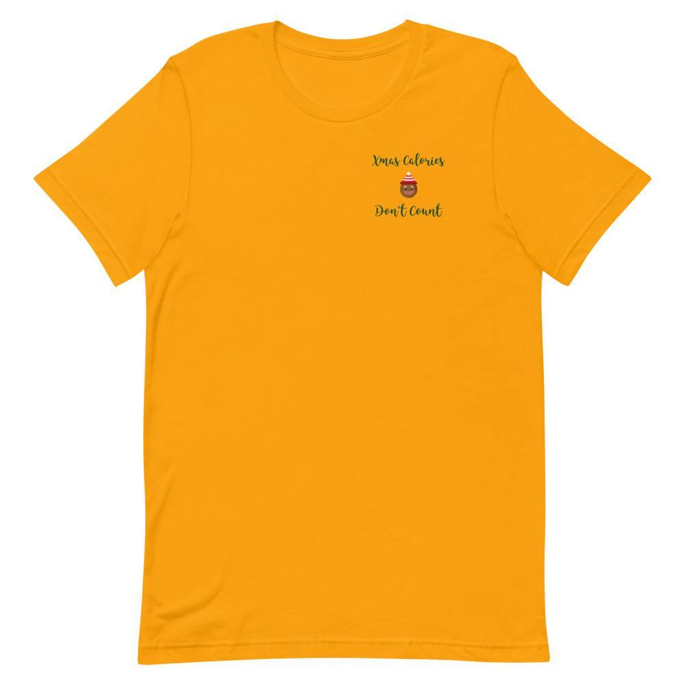 Christmas calories dont count t-shirt - mo.be