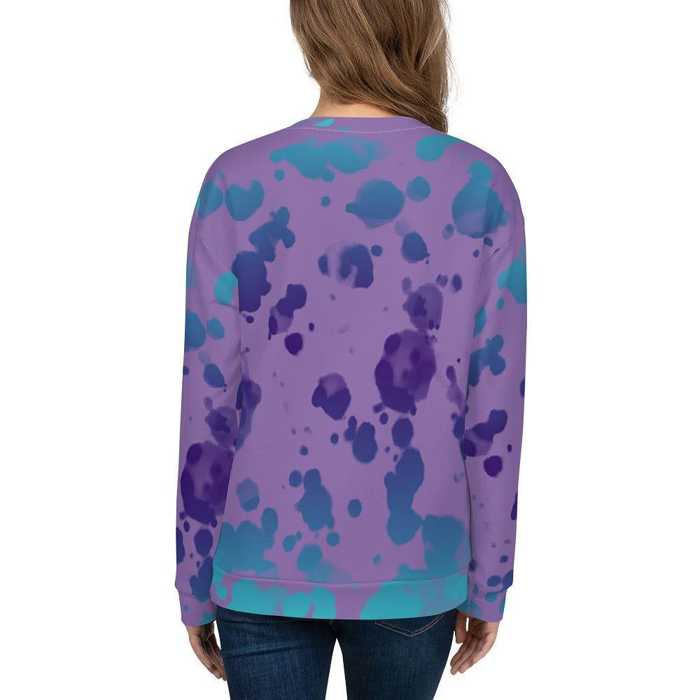 purple too rain women's sweatshirt - mo.be