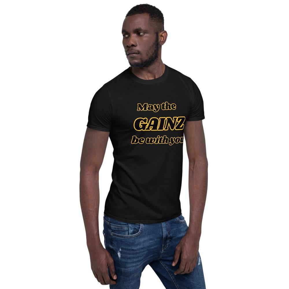 may the gainz be with you t-shirt - mo.be