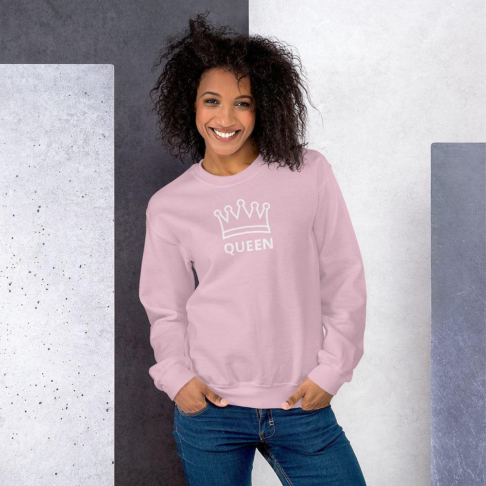 women's queen sweatshirt - mo.be