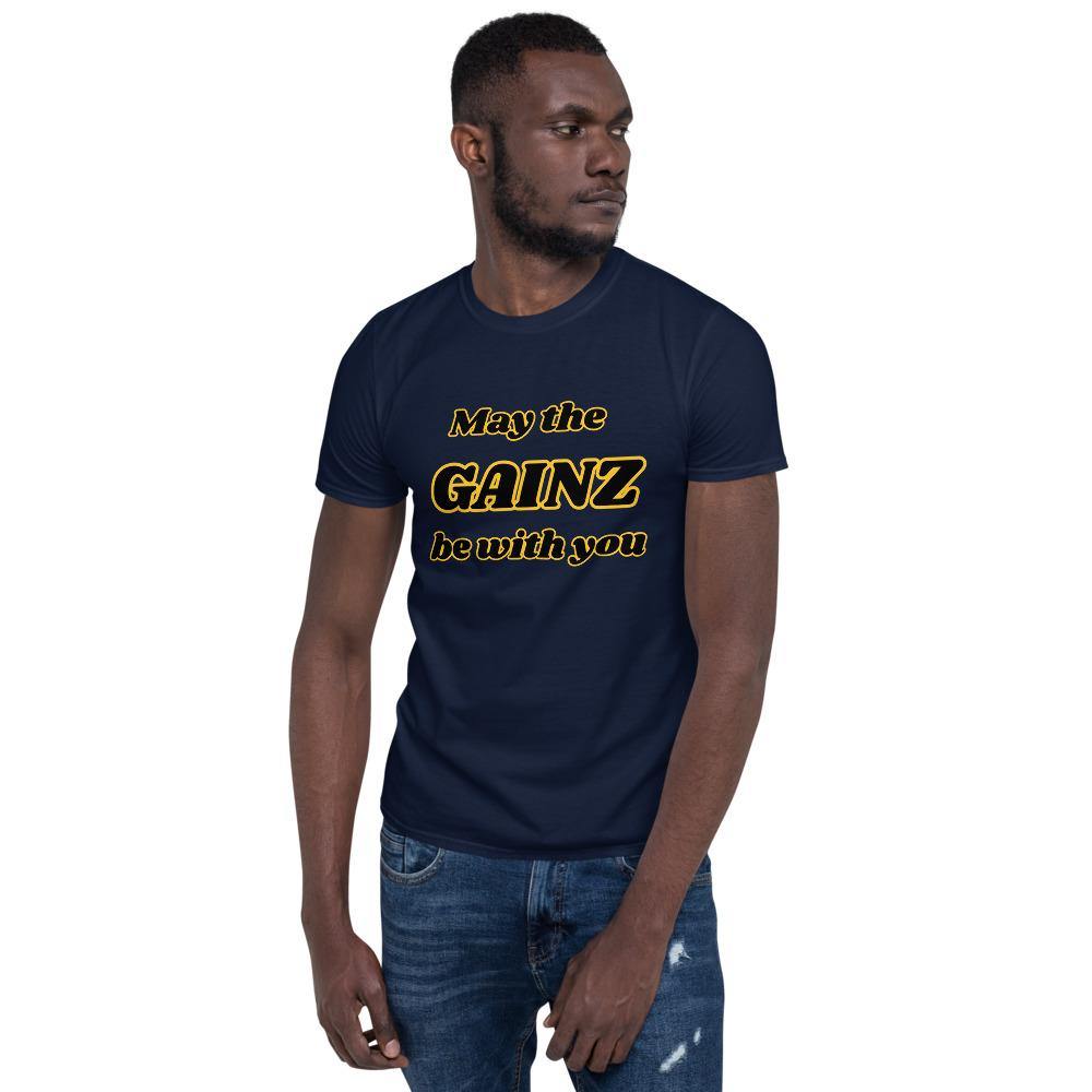 may the gainz be with you t-shirt - mo.be