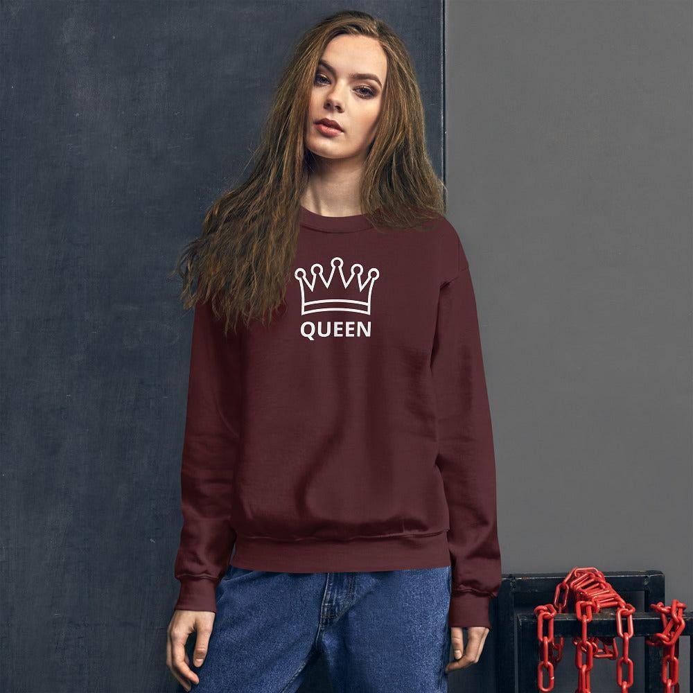 women's queen sweatshirt - mo.be