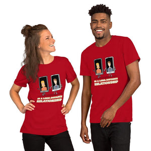 long distance relationship women's t-shirt - mo.be