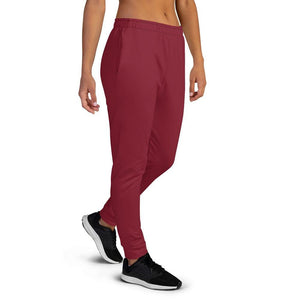 women's maroon joggers - mo.be