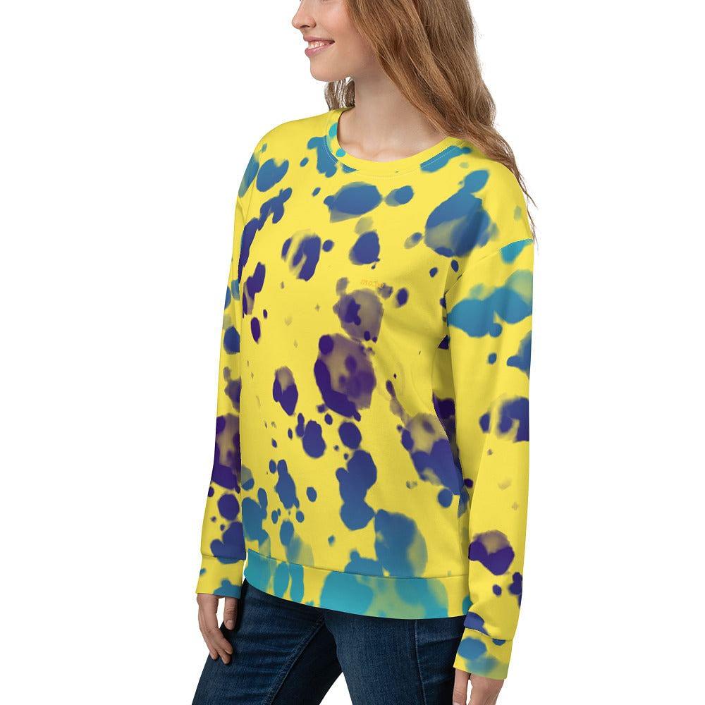 purple rain women's aura sweatshirt - mo.be