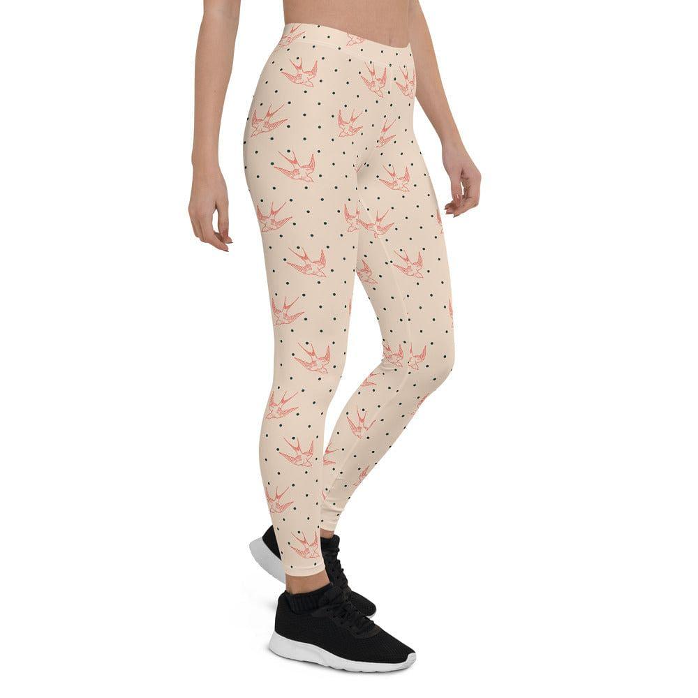 pink flyers women's leggings - mo.be