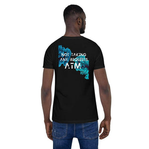 this DJ doesn't take requests t-shirt - mo.be