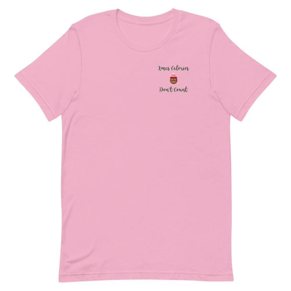 Christmas calories dont count t-shirt - mo.be