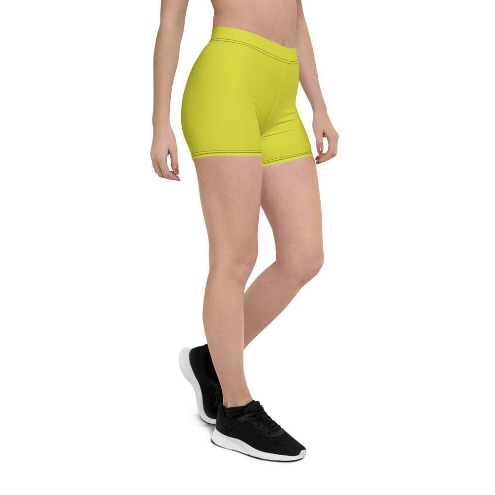 mo.be.fit lime women's shorts - mo.be