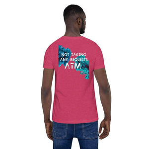 this DJ doesn't take requests t-shirt - mo.be