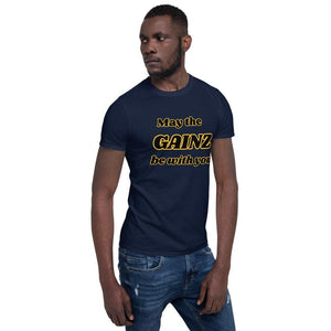 may the gainz be with you t-shirt - mo.be