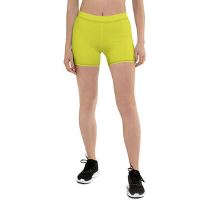 mo.be.fit lime women's shorts - mo.be