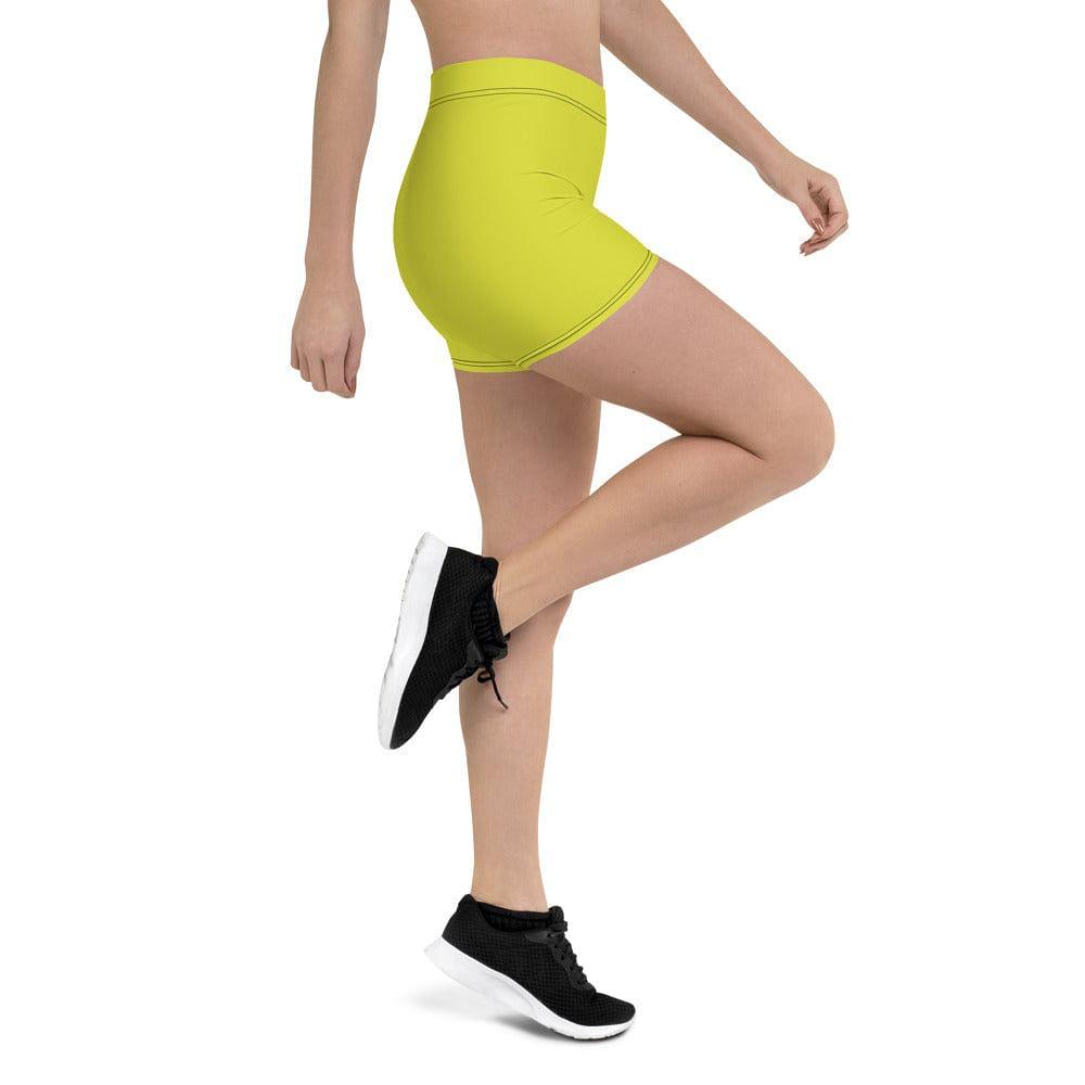 mo.be.fit lime women's shorts - mo.be