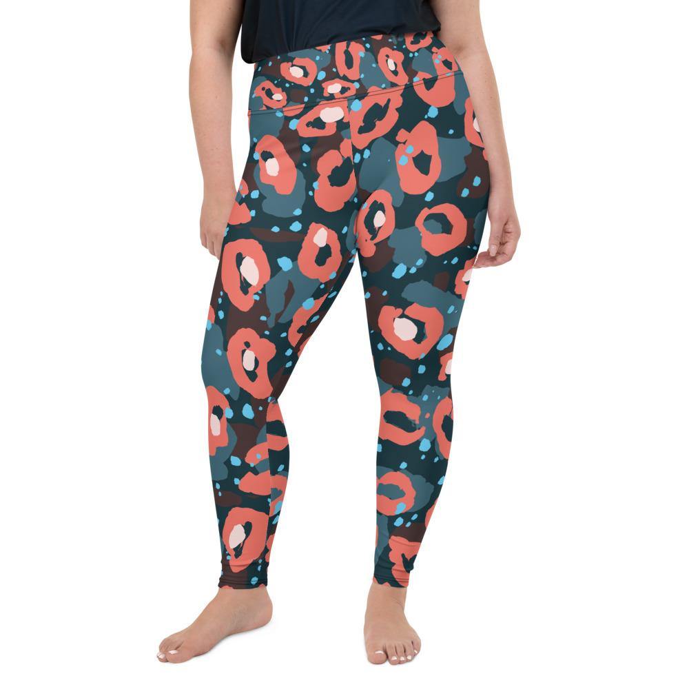 leopard curve leggings - mo.be