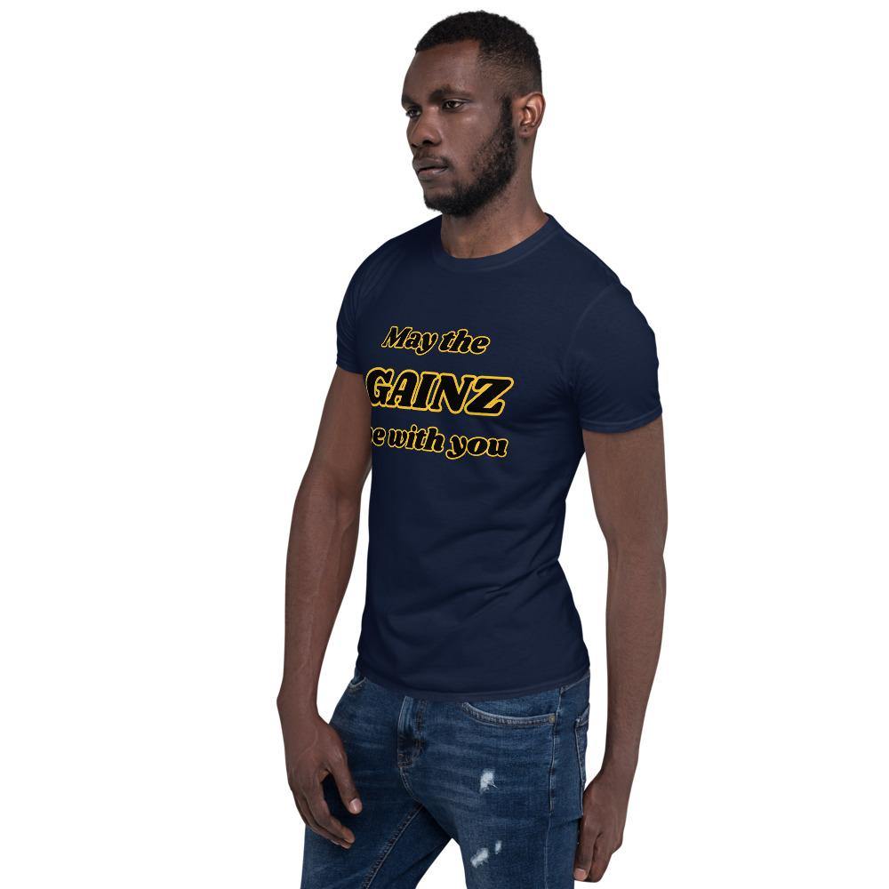may the gainz be with you t-shirt - mo.be