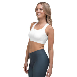 white sports bra - mo.be