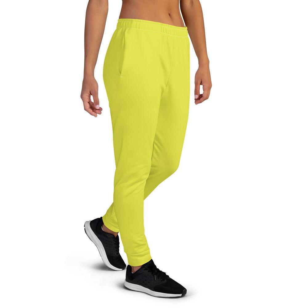 women's lime joggers - mo.be