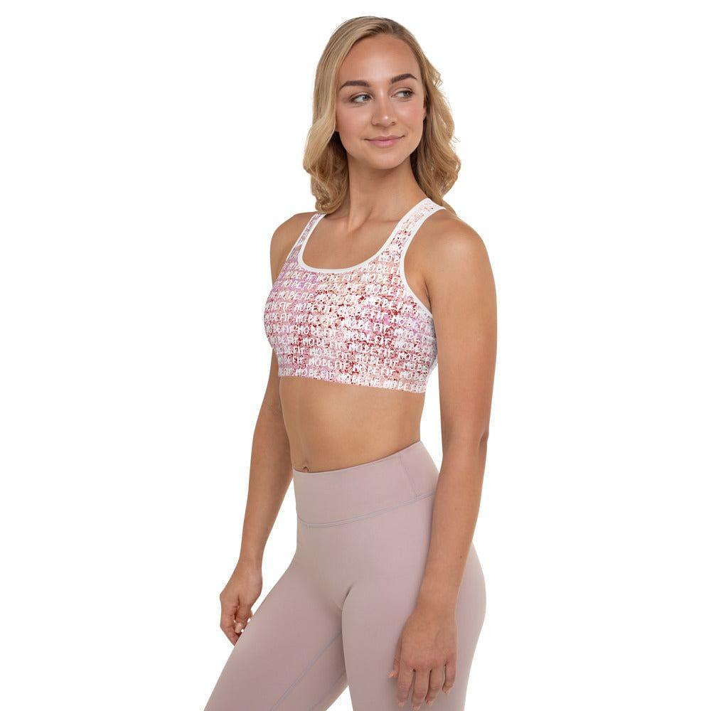 mo.be.fit padded sports bra - mo.be