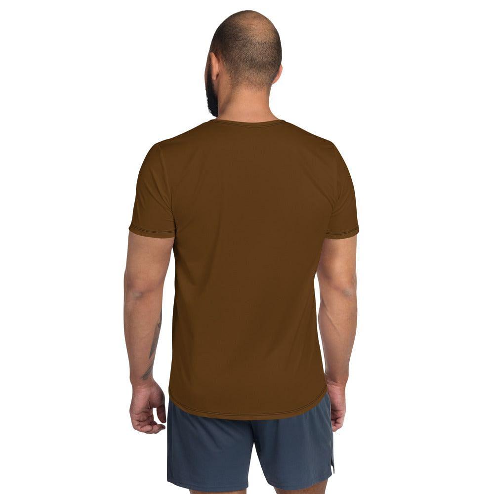 mo.be.fit 2 brown athletic t-shirt - mo.be