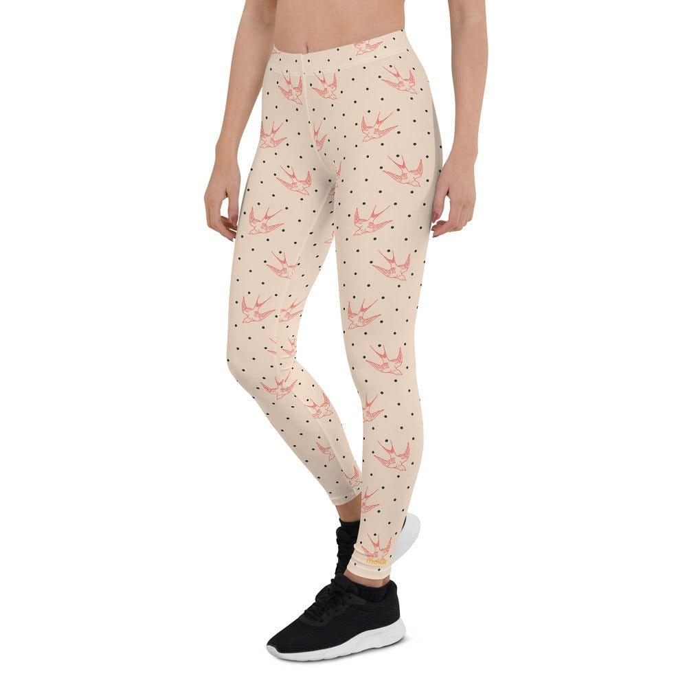 pink flyers women's leggings - mo.be