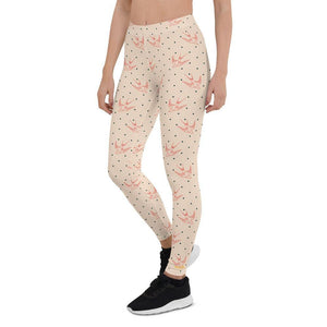 pink flyers women's leggings - mo.be