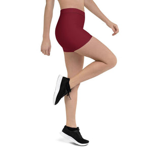 mo.be.fit women's red shorts - mo.be