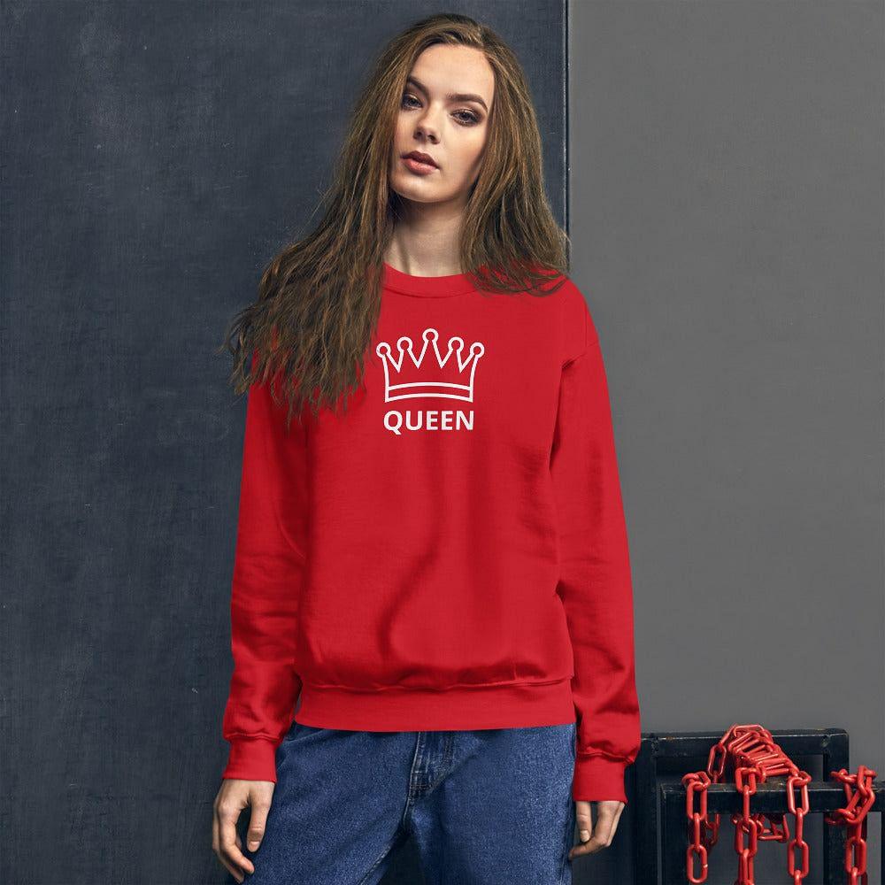 women's queen sweatshirt - mo.be
