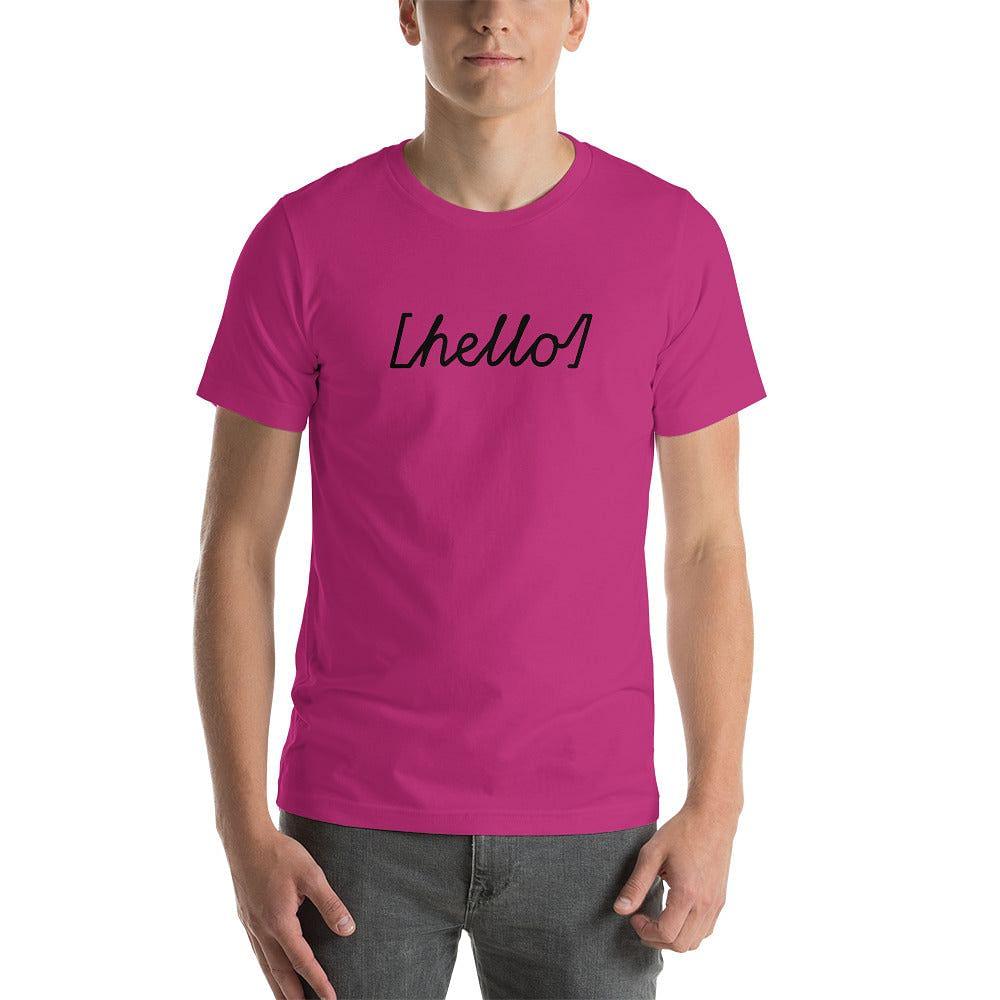 subtle hello t-shirt - mo.be