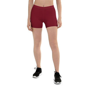 mo.be.fit women's red shorts - mo.be