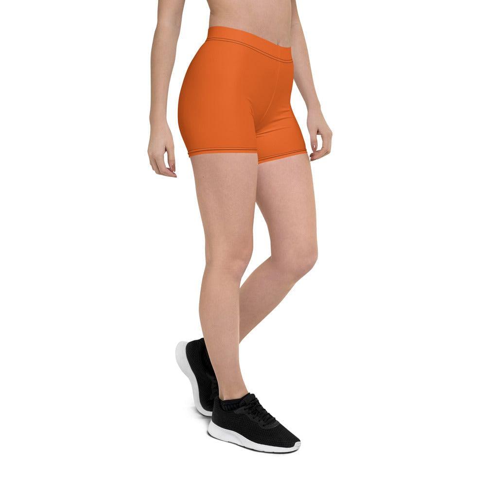 mo.be.fit orange women's shorts - mo.be