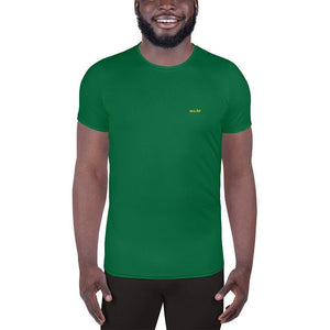 mo.be.fit plaingreen athletic fit t-shirt - mo.be