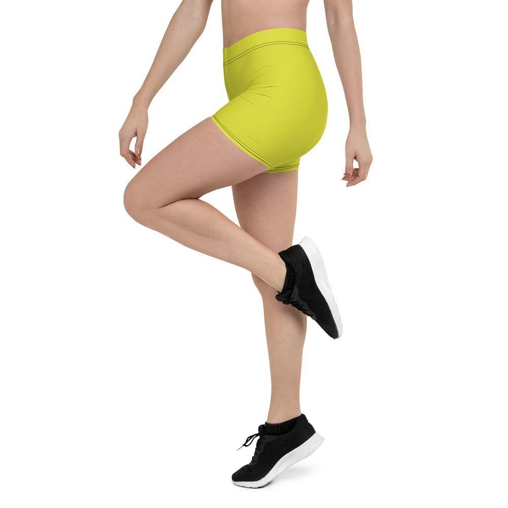 mo.be.fit lime women's shorts - mo.be