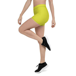 mo.be.fit lime women's shorts - mo.be