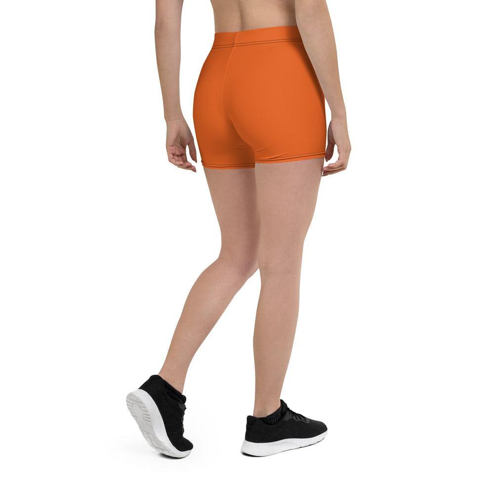 mo.be.fit orange women's shorts - mo.be