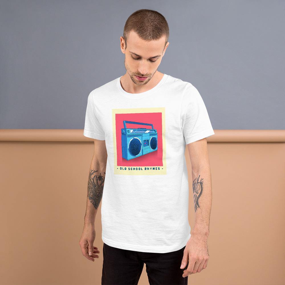 old school rhymes t-shirt - mo.be