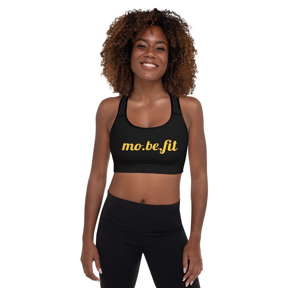 mo.be.fit padded sports bra - mo.be
