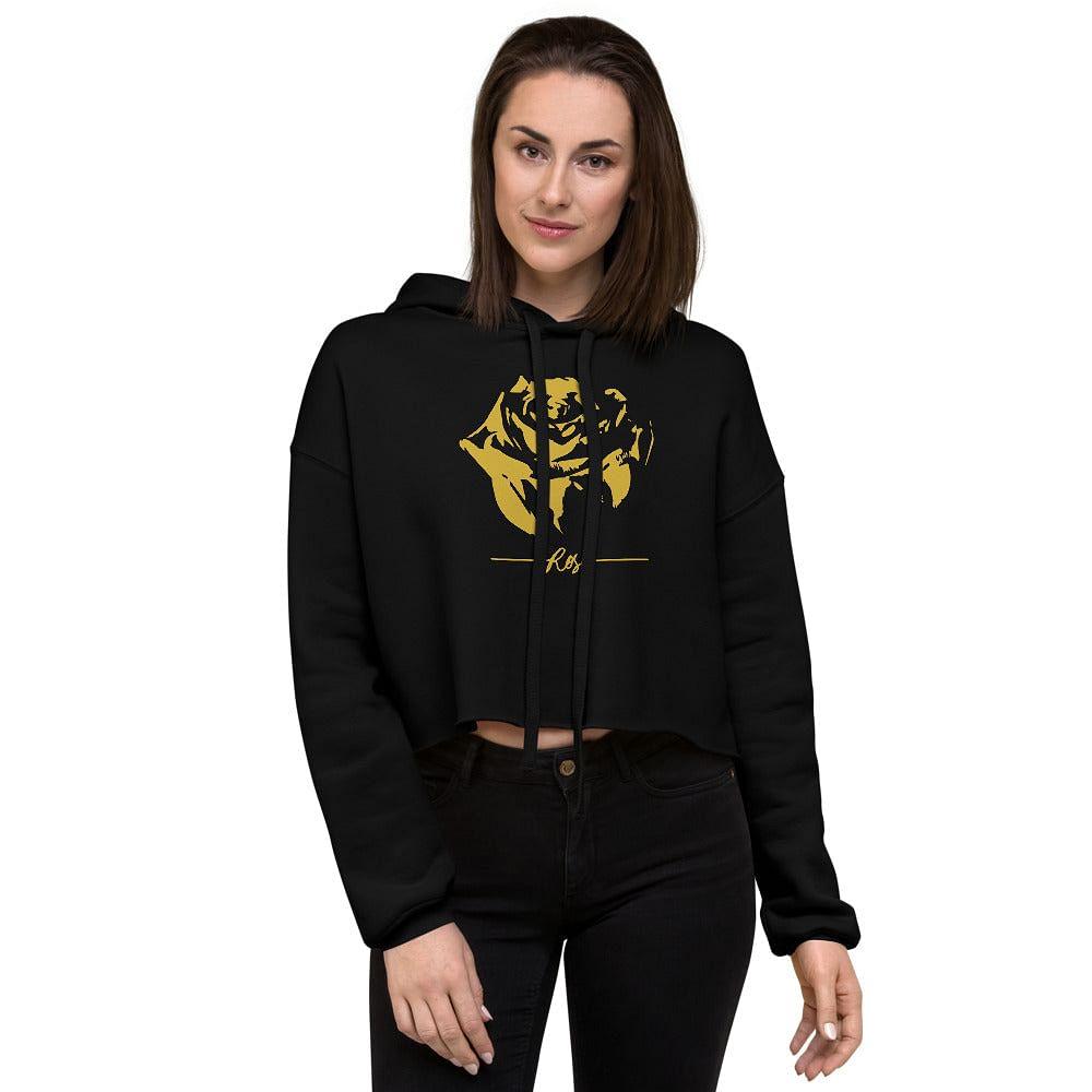 rose women's cropped hoodie - mo.be