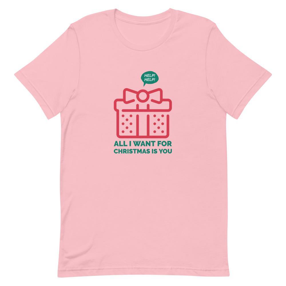 all I want for Christmas t-shirt - mo.be