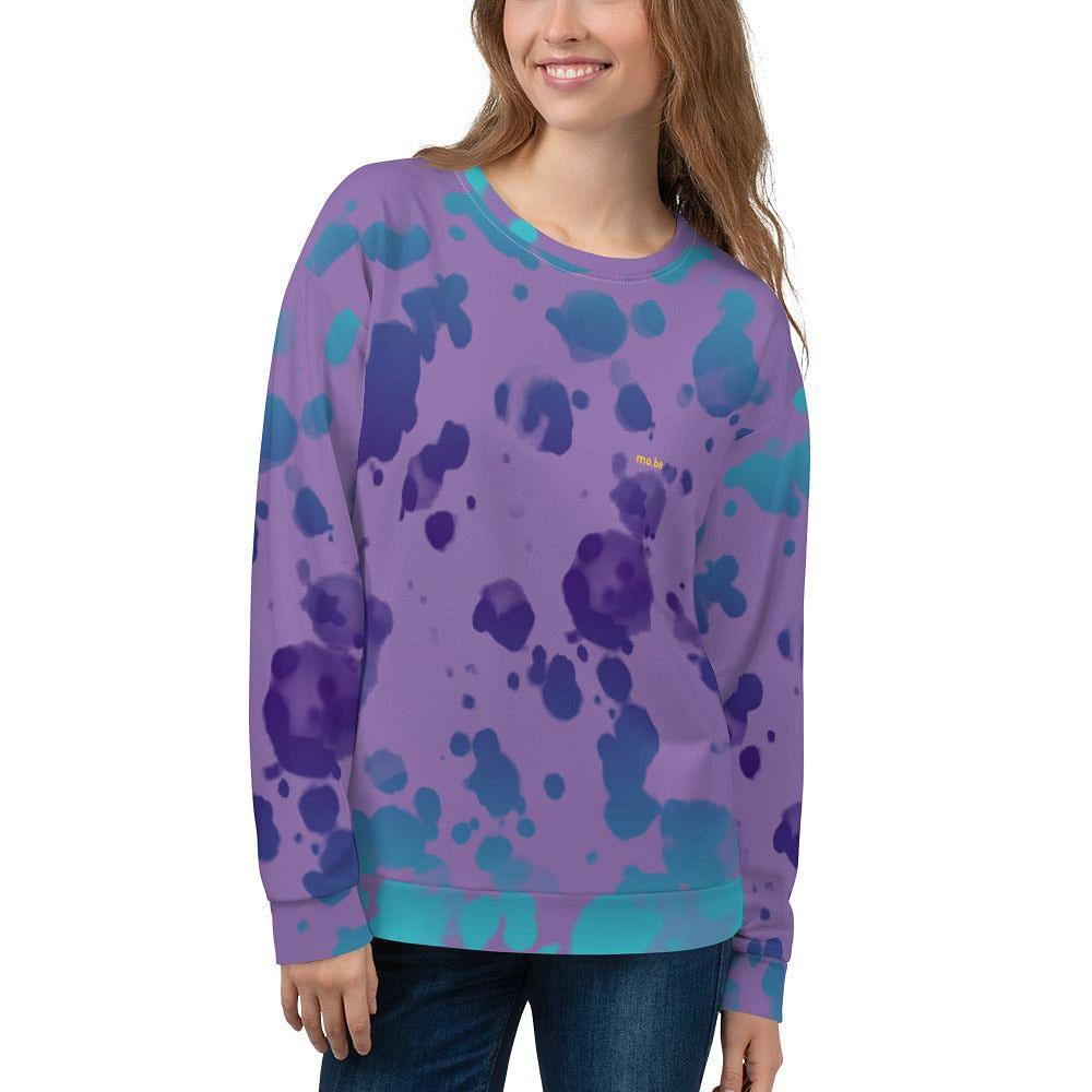purple too rain women's sweatshirt - mo.be