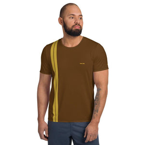 mo.be.fit 2 brown athletic t-shirt - mo.be