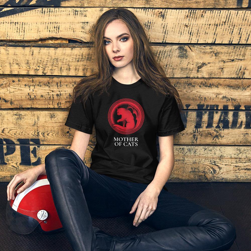 mother of cats women's t-shirt - mo.be