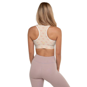 pink flyers padded sports bra - mo.be