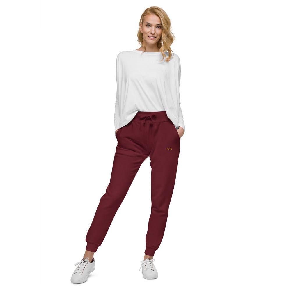 Premium mo.be sweatpants  - maroon - mo.be