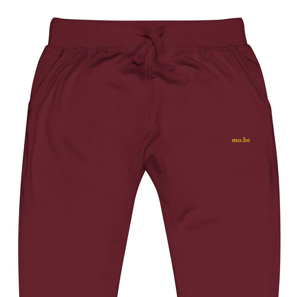 Premium mo.be sweatpants  - maroon - mo.be